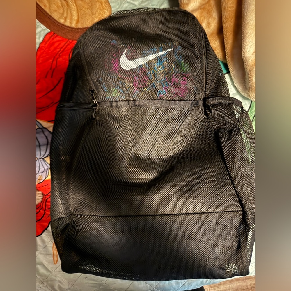 Nike Mesh Backpack Black